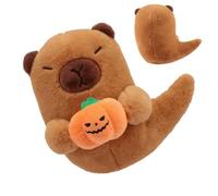 Générique Capibara Peluche, 150 G Bambola Morbida Con, 19 Cm Fantasma Morbido Imbottito Giocattolo Capibara, Bambini Ragazzi Ragazze CASA Soggiorno Camera Da Viaggio Sedile Auto