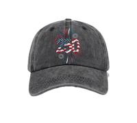 Générique Cappellino Da Baseball Con Parte Superiore Morbida Lavata E Stampa Di Lettere per Cappello Da Sole Estivo All'Aperto Con Visiera Curva