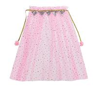 Générique Cappotto a Mantella per Bambina con Lacci, Costume da Festa elegante per Bambini, Giacca Morbida per Spettacoli e Giochi di Ruolo, Taglia 3-10 Anni (3-10 Years)