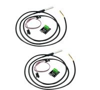 Générique Capteurs de température ABS étanches de précision adaptés systèmes domestiques et à Plusieurs appareils Capteurs de température extérieurs ABS