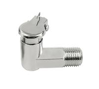 Générique Capuchon à Ressort coudé en Laiton, Type Filetage mâle M6 M8 M10 1/8 ", Tasse de Lubrification, huileur, Tasse de Graisse for Machine-Outil, 1 pièces(SYB-318 1-8)