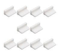 Générique Capuchon de Protection élastique Anti-poussière, White | Bouchon en Silicone Flexible pour Port USB, joint anti-poussière, bouchons de protection pour ordinateur portable
