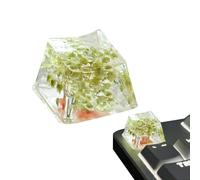 Générique Capuchons de Clavier en résine,Capuchons de Touches en résine à Fleurs, Gypsophila Sa Profil Keycap, Brillez à Travers Le Clavier de Jeu translucide, Le Profil Sa, Les Touches Esc avec Un