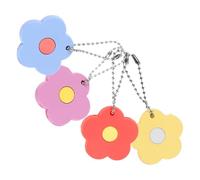 Générique Capuchons de Lot de 4 Pièces en Pvc pour Clés de Maison Design Floral Élégant, Léger et Anti-rayures, pour Usage Quotidien