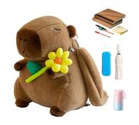 Générique Capybara Backpack - Soft Bookbag Stuffed, Large Capacity Animal Backpack, for Kids Children Girls Birthday Travel Day Trip School Camping Picnic Cute Plush School Bag Adorable Plush Design