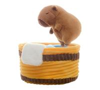 Générique Capybara en Peluche - Marionnette en Tissu de de 300 g, Chat emballée dans Un Emballage Doux, décoration de Chambre à Coucher en Coton, Vacances, Anniversaires | Parfait pour Les enf