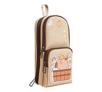 Générique Capybara Pencil Case, Cartoon Pen Pouch, Cute Oxford Large Capacity School Supplies Storage Stationery Holder for Work Home Classroom, 8.66x3.94x2.76 inches