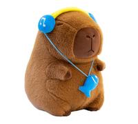 Générique Capybara Plush, Animal Pillow, Cute Doll, Skin-Friendly Fabric, Soft Stuffed Filling, Brown PP Cotton, One-Piece, 13.78 inches, Indoor Bedroom Gift for Women, Friends, Adults