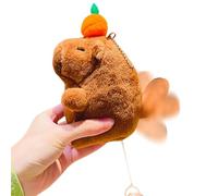 Générique Capybara Plush Charm, Adorable Capybara, Capybara Plush Pendant, Cute Capybara Keyholder, Capybara Keyring Pendant, Soft Stuffed Animal, Capybara Bag, Backpack Pendant Charm