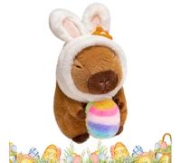 Générique Capybara Plush Holding Easter Egg | Easter Egg Capybara Plush Toy, Soft Stuffed Animal Toy for Birthday, Festival and Special Occasions Gift