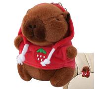 Générique Capybara Plush Keychain - 4.72 inches Plush Animal Keychain Toys | Animal Toy, Plussh Dolls, Backpack Accessory, Capybara Pendant, Capybarra Charm for Girls Women