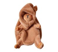 Générique Capybara Plush - Unfilled Handcrafted Рlushies Toy Shell | Capybara Plush Cover for DIY Doll Making, Soft Velvet Рlushies for Kids, Teens, Women, Friends, and Gift Projects