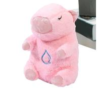 Générique Capybara Sleep Companion, Breathing Snuggle Buddy, Heartbeat Plush Toy, Built-in Lullaby Music, Soft Glowing Light Feature, Perfect for Kids Boys Girls Nighttime Comfort