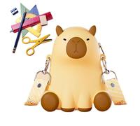 Générique Capybara Sling Bag, Silicone Shoulder Purse, Lightweight Travel Pouch, Adorable Design, Durabled & Water-Resistant, Perfect for Children, Teens, and Adults