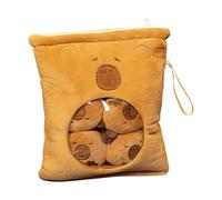Générique Capybara Snack Pack | Capybara Peluche avec 4 bébés Mignons | Un Sac d'oreiller de collation Animale | Polyvalent | Polyvalent | 18x20cm | pour Les garçons et Filles