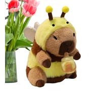 Générique Capybara Stuffed Animal - 7.87 inches Soft Plush Pillow, Huggable Capybara Toy, Adorable Pet Buddy | Plush Pillow for Home Decor Graduation Christmas Birthday Gift for Kids Children Teens