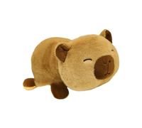 Générique Capybara Stuffed Doll, Realistic Plush Animal Bee Model, 9.84-13.78 inches Soft Throw Pillow, Collectible Decor, Cute Plush Toy for Bedroom, Living Room, Nursery, Study Shelf, Brown