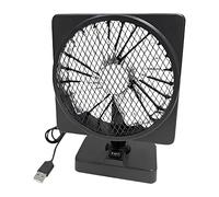 Générique Car AC Fan, 12V Plug-In Cooling Device, Low Noise USB Air Circulator, Adjustable Tilt Head, Compact Energy-Saving Design, for Vehicle, Boat, SUV, Truck, Summer Travel, Road Trip