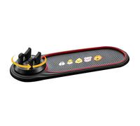 Générique Car Anti Slip Mat - Car Phone Organizer Mat | Auto Phone Holder Dashboard Pad | Multifunction Rotatable Anti Skid Car Dashboard Pad with Temporary Parking Number, Auto Phone Holder