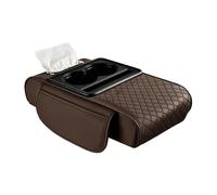 Générique Car Armrest Cushion, Center Console Storage Pad with Pocket, Protective Height Increasing Arm Rest Support for Truck Interior Vehicle Women Men Office Chair Seat Comfort Travel Commuting