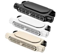 Générique Car Backseat Fan, Portable Backseat Cooling Fan with 3-Speed Adjustable Settings, 3000mAh Rechargeable Battery, for Drivers Road Trips Long Drives Hot Weather Truck Use