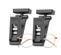 Générique Car Bag Clip, Magnetic Card Holder, 5.91x3.15x0.98 inches Sturdy Clamp Design, 2 Pieces Set, Adhesive Storage Organizer for Driving, License, Registration, Document, Purse