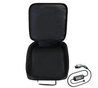 Générique Car Charging Bag - New Energy Vehicle Charging Cable Storage Bags | Waterproof and Flame-Retardant Storage Bag | 600D Oxford Cloth Jumper Cable Organizer, Square and Round Options