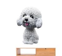 Générique Car - Cute Shaking Head Dog | Resin Dashboard Ornament