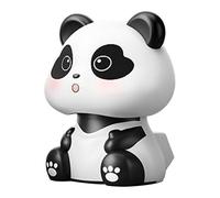 Générique Car Dashboard Decorations Panda - Solar Powered Shaking Head Panda Figurine | Cute Car Interior Decor System, Automobile Dashboard Ornament Solution for Home Office Display