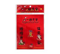 Générique Car Decals - Magnetic Good Luck Couplet Set for Lunar New Year, Removable Festive Vehicle Blessing Signs, Magnetic Decorations | Car Stickers, Exterior Interior Door Truck SUV Display