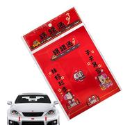 Générique Car Decals - Magnetic Good Luck Couplet Set for Lunar New Year, Removable Festive Vehicle Blessing Signs, Magnetic Decorations | Car Stickers, Exterior Interior Door Truck SUV Display