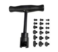 Générique Car Dent Puller, T-Shape Suction Cup Detach Tools, Carbon Steel, Nylon, Metal No-Damage Heavy Duty Repair Equipment for Automobile Body Fixing, Essential Car Body Repairing Tool, 18x15x5cm