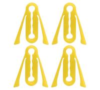 Générique Car Door Lock Cover - 4 Piece Shock Absorption Protector Pad - Reduces Noise Car Door Lock Silicone Protective Pad | for Automotive Garage Outdoor Parking Suv Interior Truck