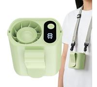 Générique Car Fan | 100 Speeds Quiet Personal Cooler with Digital Display | 360-Degree Rotation Clip on Fan | for Home Bedroom Stroller Cart Camping Hiking Fishing Beach Trip