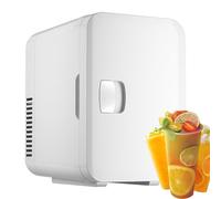 Générique Car Fridge, Mini Fridge USB Energy-Saving 12v Refrigerator Freezer, Compact Electric Cooler for Keeping Drinks and Snacks, Portable Refrigerator for Vehicle, Bedroom, 7.28x9.65x10.63 in
