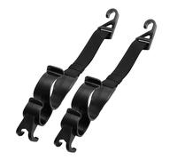 Générique Car Headrest Hook - 2pcs Universal Backseat Hanger Auto Storage Hook, Strong Load-Bearing Auto Seat Hooks Hanger for Bags, Umbrellas, Coats, and Packages
