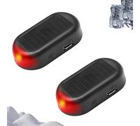 Générique Car Interference Antifreeze Instrument, Anti-Freeze Electromagnetic Car Snow Removal Device, Windshield Ice Melter for Cars, Solar Charging,for SUV Sedan Off-Road Vehicles (2 Pcs)