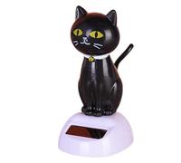 Générique Car Interior Doll Ornament, Solar Powered Dancing Cat, Dancer Figurines Shaking Ornaments, Dancing Toys Ornamentz, Dancer Figurines Shaking Ornaments