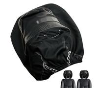 Générique Car Interior Headrest Cover, Car Headrest Cover Halloween Style | Washable Mysterious Figure Headrest Cover for Automotive Vehicle SUV Sedan Driving Halloween Daily Commuters Road Trip
