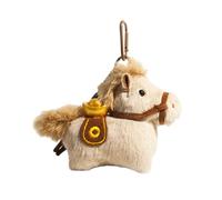 Générique Car Pendant - Horse Bag Charm for Celebration | Year of the Horse Plush Ornament with Creative Decorative Design & Stylish Accent for Students, Birthday Party, Travel and Shopping