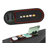 Générique Car Phone Dashboard Pad - Car Anti-Slip Mat | Multifunctional Dashboard Pad | Vehicle Anti Skid Padd | Vehicle Front Organizer Tray | Phone Mount with Hiding Parking Number Accessory
