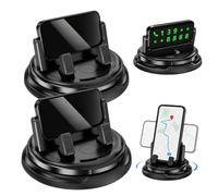 Générique Car Phone Holder 360 Degree Rotation, 360 Phone Holder for Car with Adjustable Spring Clip, Designed for Easy Navigation and Daily Driving Use，2PCS