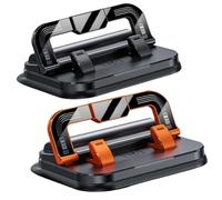 Générique Car Phone Holder 360 Degree Rotation，Suitable for Car Navigation in-Car Dashboard，Horizontal and Vertical Screen Adjustment Angle ， for iPhone Android Smartphones (Black*Orange)