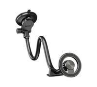 Générique Car Phone Holder, Magnetic Windshield Mount, Adjustable Gooseneck | Silicone Suction Cup for Dashboard & window - Universal Fit for Car, SUV, Truck & RV Driving