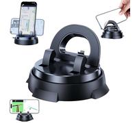 Générique Car Phone Holder Mount, 360-Degree Rotatable Mobile Holde with Non-Slip Base,Strong Adsorption Cars Holder, Washable Gel Pad,for All Models Dashboard, Center Console (1 pcs)