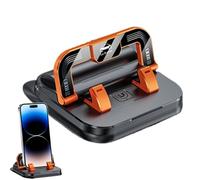 Générique Car Phone Holder - Mount 360 Degree Rotation Adjustable Suction Base | Mobile Stand Strong Grip Dashboard for Windshield, Clip on, Vehicle, Rack Or Driving Automotive