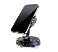 Générique Car Phone Mount Magnetic | Suction Cup Cradle - 360 Degree Adjustable Car Phone Stand - Men Truck SUV Vehicle Interior Navigation