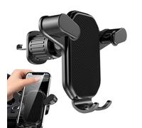 Générique Car Phone Mount - Universal Air Vent Holder | Automobile Cell Cradle, Easy Clip Mount, Stable Mobile Stand, Compatible with Most Phones, Hands-Free Driving, Adjustable Dashboard Accessory