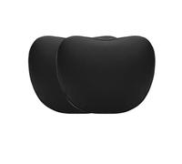 Générique Car Pillow, Coussin de Nuque en Cuir/floqué Compatible avec Les sièges Auto Tesla Model 3 Y, Soutien Lombaire et Appui-tête à mémoire de Forme.,for Cars(M3MY 03B)