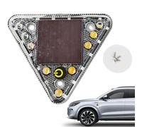 Générique Car Rear Light - PP 7 Inch | Anti-Collision Solar Car Rear Warning Lamp, Easy Installation, Safety Automotive Lights for Pickup Truck Trailer Sedan RV | Traffic Lights Wireless Rechargeable